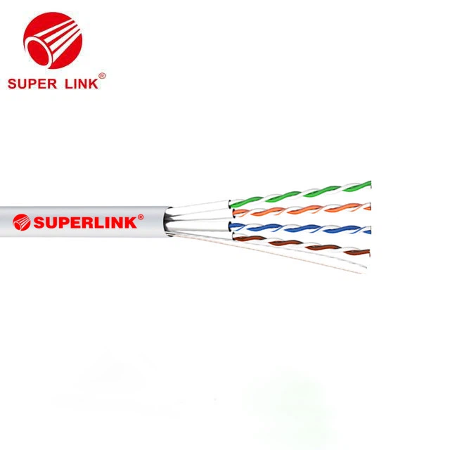 CAT6A ল্যান কেবল 23AWG 4 পেয়ার সিপিআর তামা