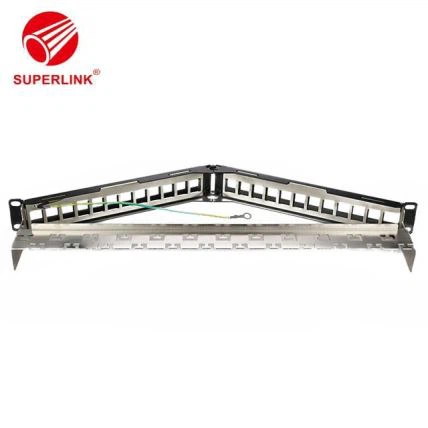 Cat7 24-Port রক্ষা প্যাচ প্যানেল