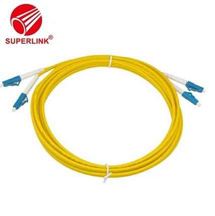 ডুপ্লেক্স সিঙ্গল মোড ফাইবার প্যাচ কর্ড এলসি-এলসি