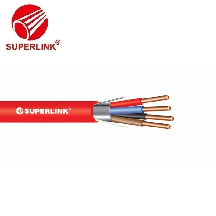 Red PVC Fire Alarm Cable For Broadcaster Factory